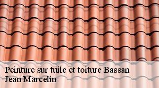 Peinture sur tuile et toiture  bassan-34290 Jean Marcelin